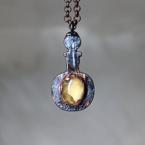 Ancient Vessel Necklace - Citrine