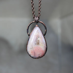Peruvian Pink Opal Necklace - b