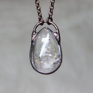 Large Enhydro Quartz Necklace - A