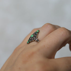 Vintage Opal & Pearl Ring size 5.75