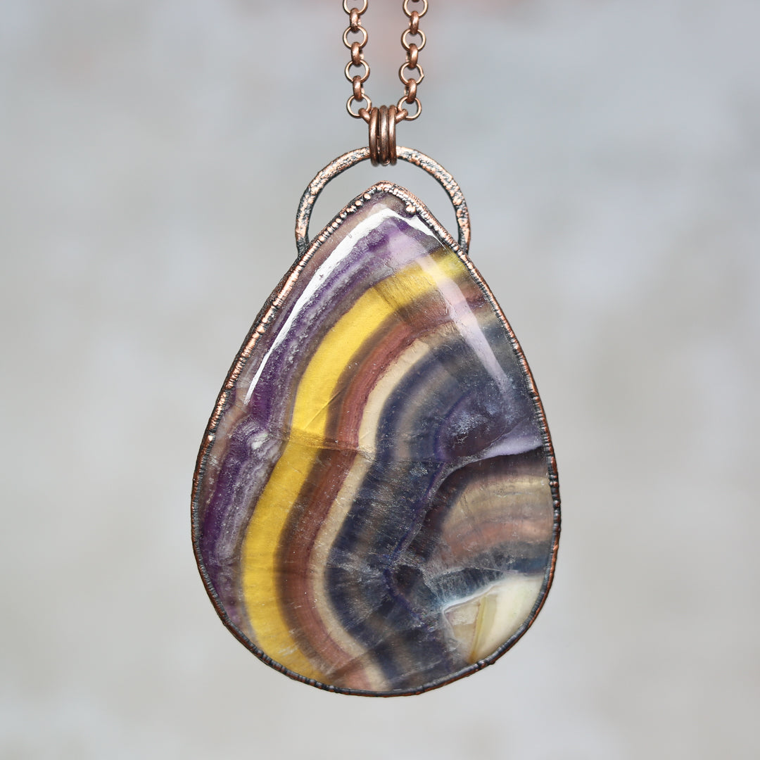 GIANT Fluorite Necklace