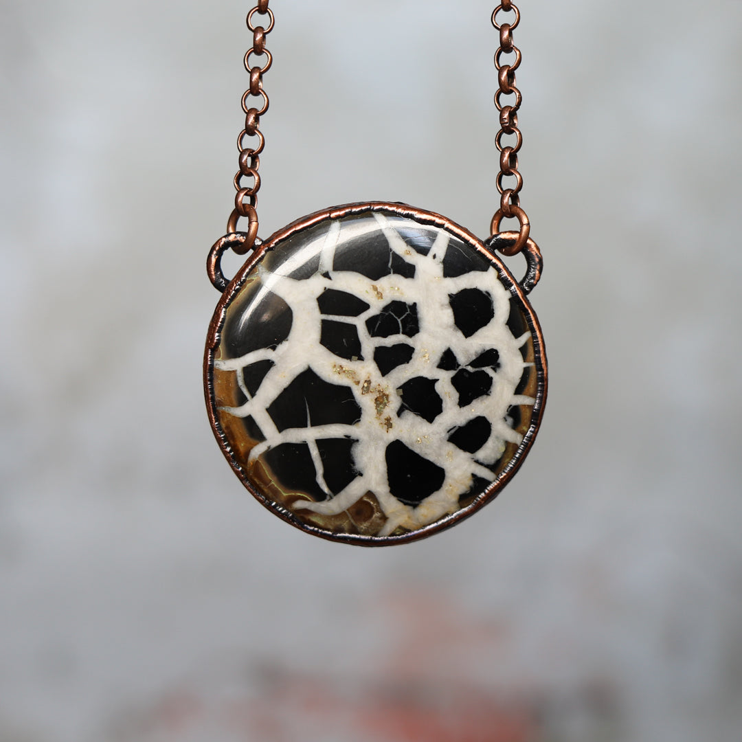 Septarian Full Moon Necklace