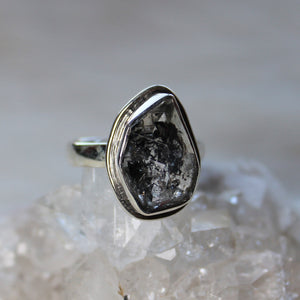 Herkimer Diamond Ring size 5.75