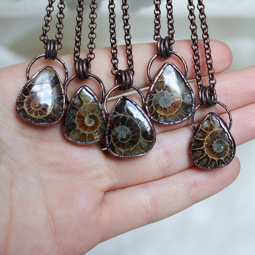 Mini Ammonite Necklace