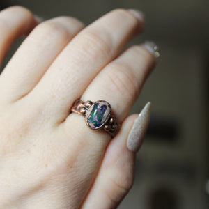 Galaxy Opal Ring size 7.75