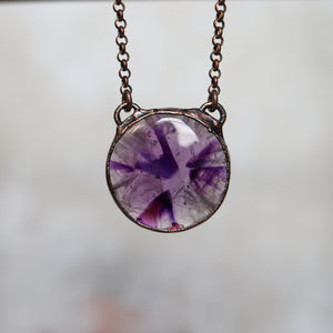 Atomic Amethyst Full Moon Necklace - d