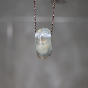 Drilled Garden Quartz Necklace