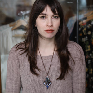 Quesera Rhyolite & Dumortierite Necklace