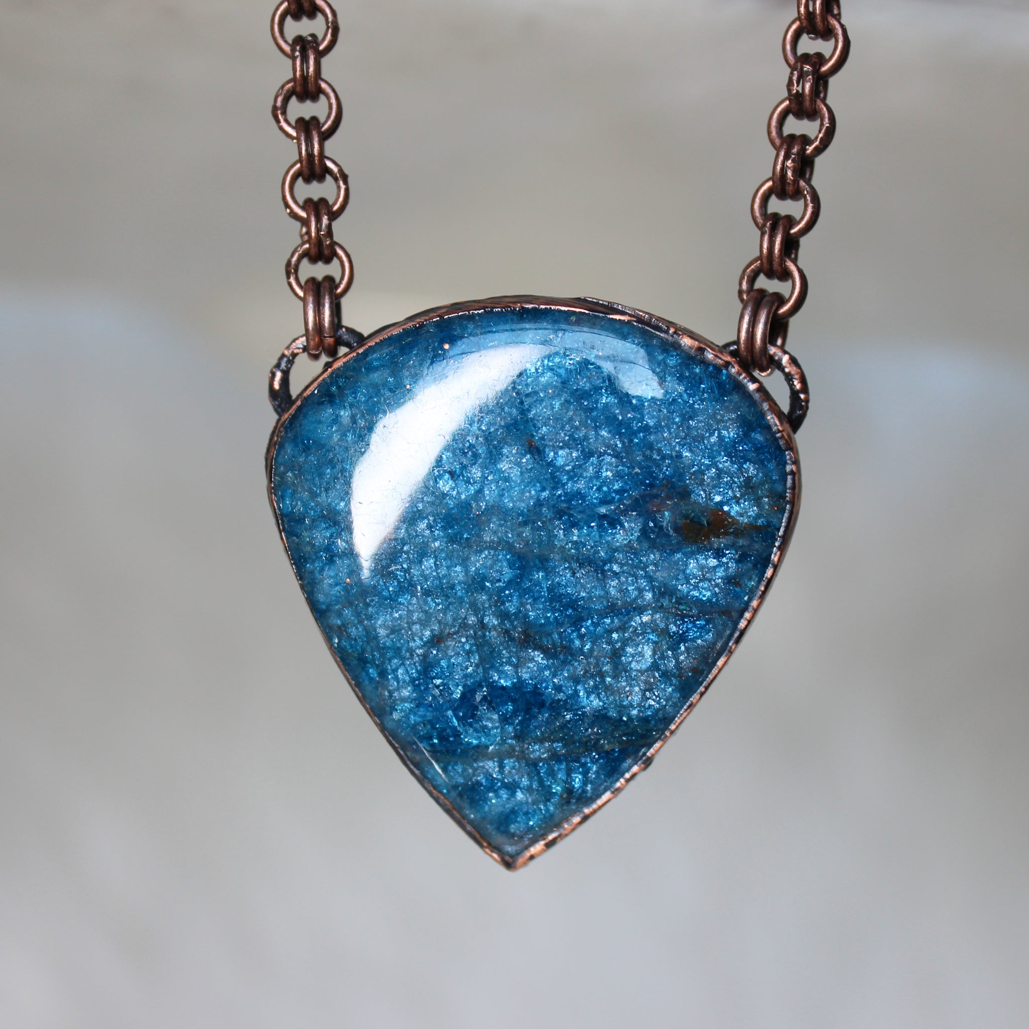 Blue Apatite necklace