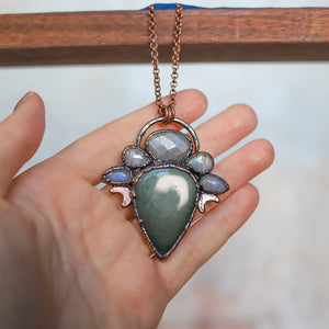 Jade & Moonstone Necklace