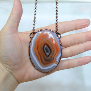 Giant Banded Agate Necklace
