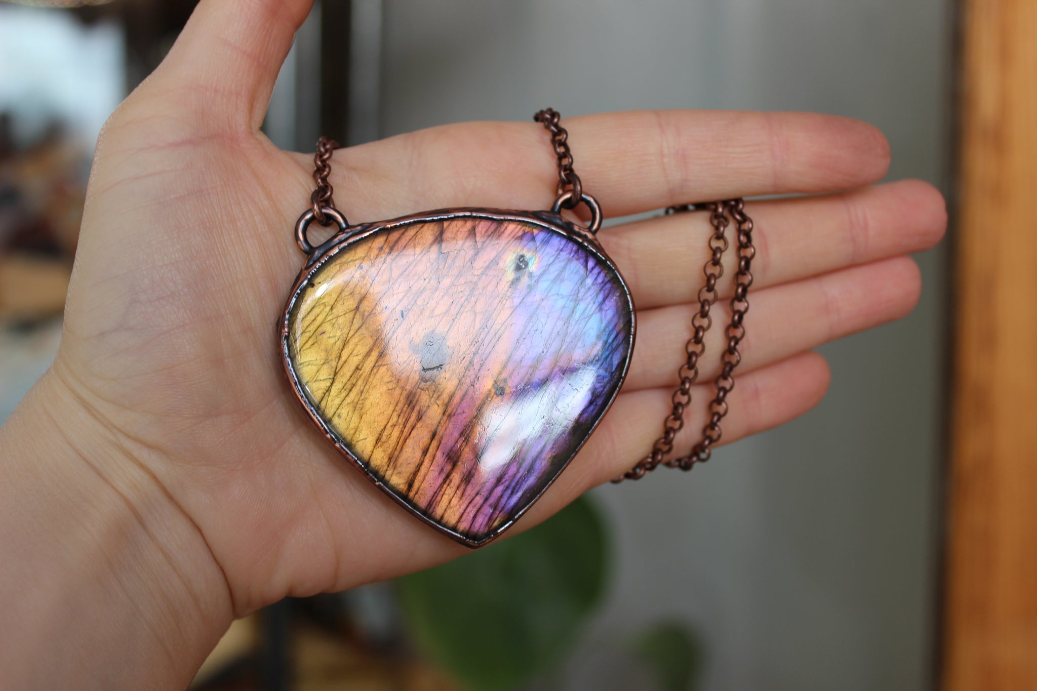 Rainbow Labradorite Necklace