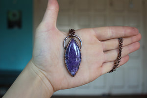 Royal Charoite Necklace - b