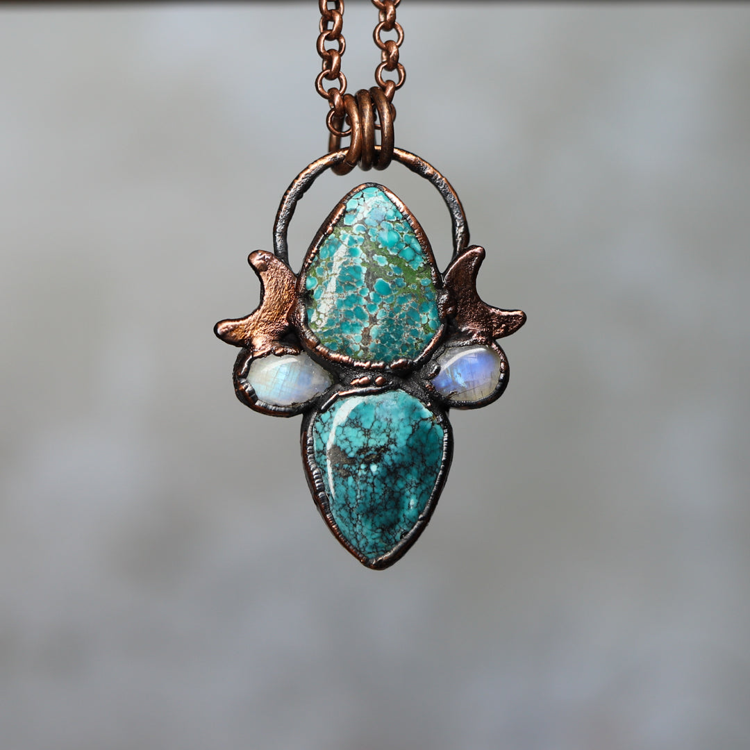 Celestial Turquoise Necklace (c)