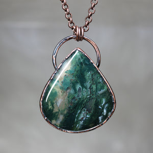 Moss Agate Necklace - c