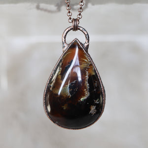 GIANT Amber Necklace -b