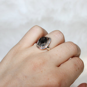 Herkimer Diamond Ring size 5.75