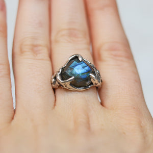 Labradorite Sterling Silver Ring size 7.5