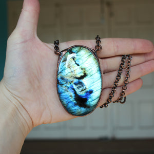 Giant Labradorite - A