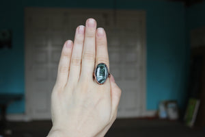 Large Seraphinite Ring size 10.5
