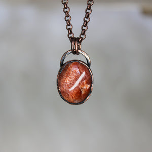 Mini Sunstone Necklace