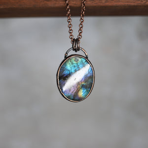 Labradorite Necklace (a)