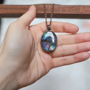 Labradorite Necklace (a)