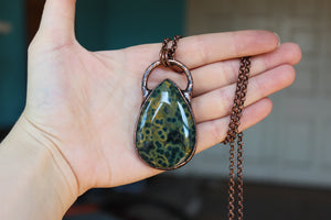 Giant Ocean Jasper Necklace - b