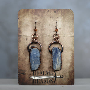 Blue Kyanite Earrings - b