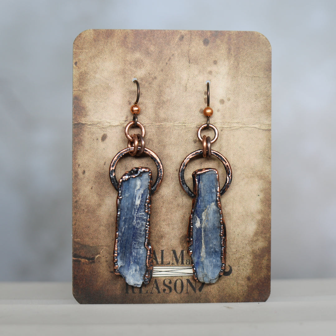 Blue Kyanite Earrings - c