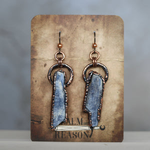Blue Kyanite Earrings - D
