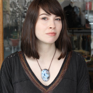 Rainbow Moonstone Necklace - f