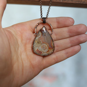 Crazy Lace Agate Necklace (a)