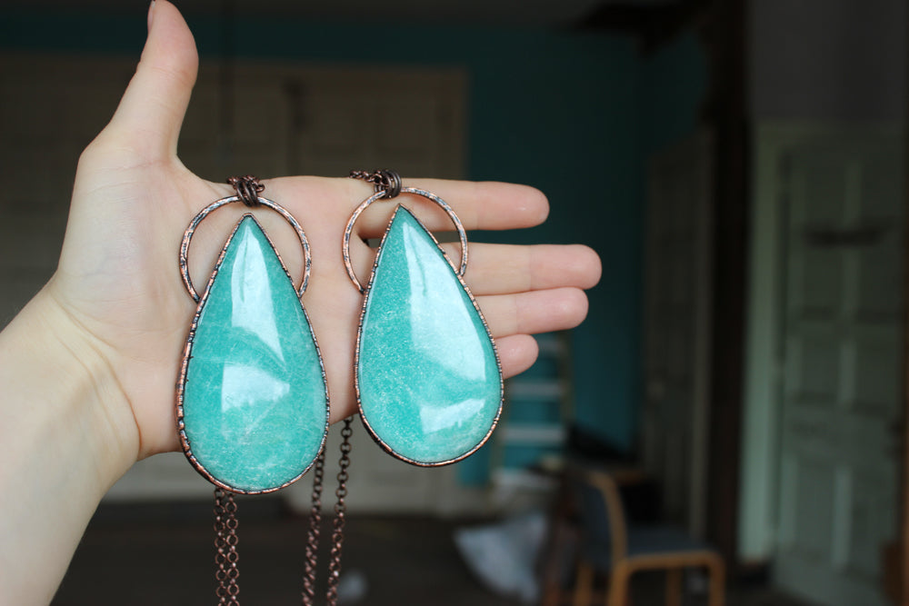 GIANT Amazonite Necklace