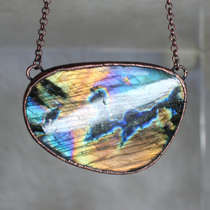 Giant Labradorite Necklace