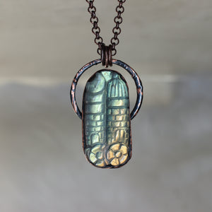 Labradorite Fairy Castle - o