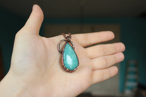 Amazonite Necklace - medium size A