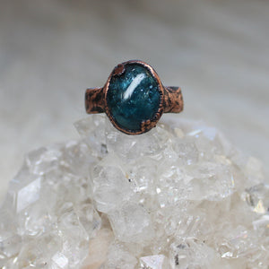 Blue Apatite Ring size 6